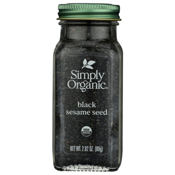 SIMPLY ORGANIC: Black Sesame Seed, 2.82 oz