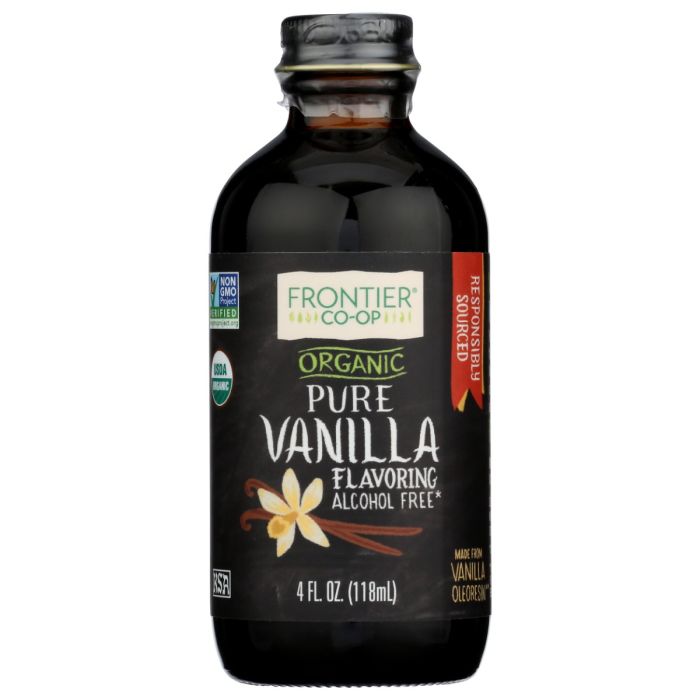 FRONTIER HERB: Organic Pure Vanilla Flavor, 4 oz