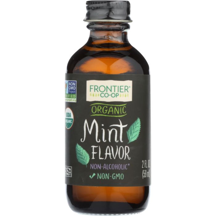 FRONTIER HERB: Organic Mint Flavor, 2 oz