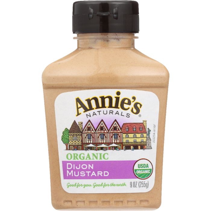 ANNIES NATURALS: Organic Dijon Mustard, 9 oz