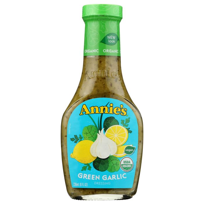 ANNIE'S NATURALS: Organic Green Garlic Dressing, 8 oz