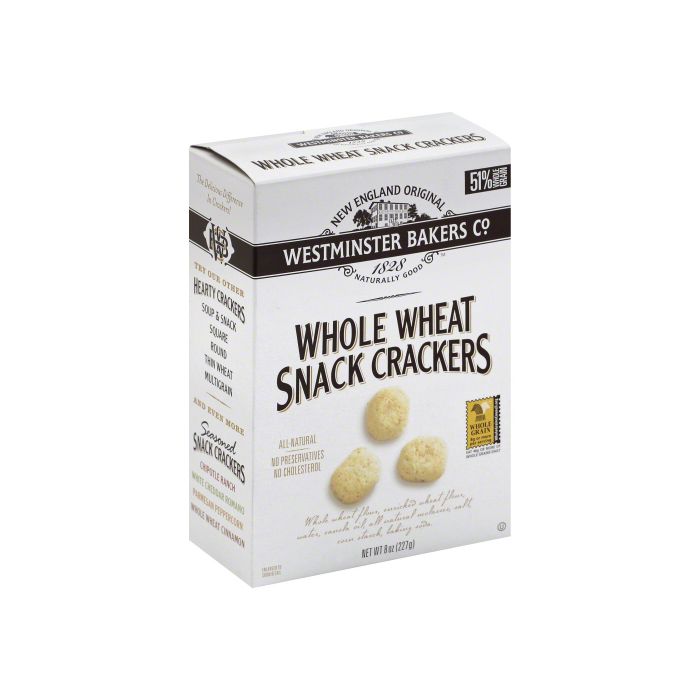 WESTMINSTER: Whole Wheat Snack Crackers, 8 oz