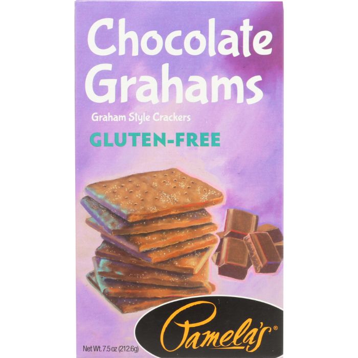 PAMELAS: Graham Gluten Free Chocolate Traditional, 7.5 oz