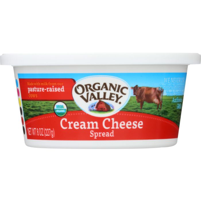 ORGANIC VALLEY: Organic Cream Cheese Spread, 8 oz