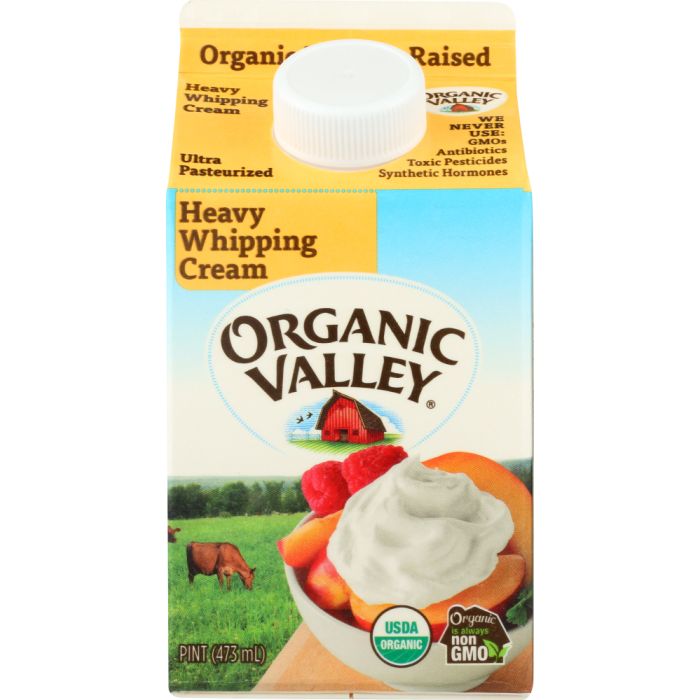 ORGANIC VALLEY: Heavy Whipping Cream, 16 oz