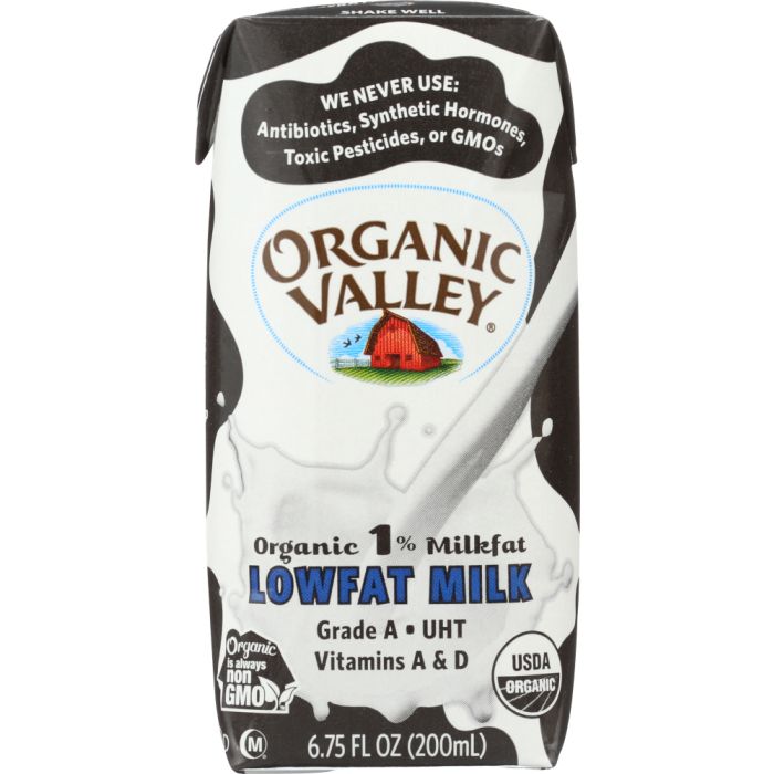 ORGANIC VALLEY: Milk Aseptic Organic 1% Lowfat, 81 oz