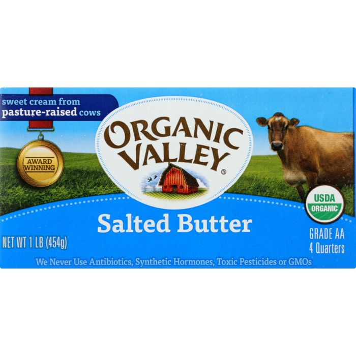 ORGANIC VALLEY: Salted Butter, 16 oz