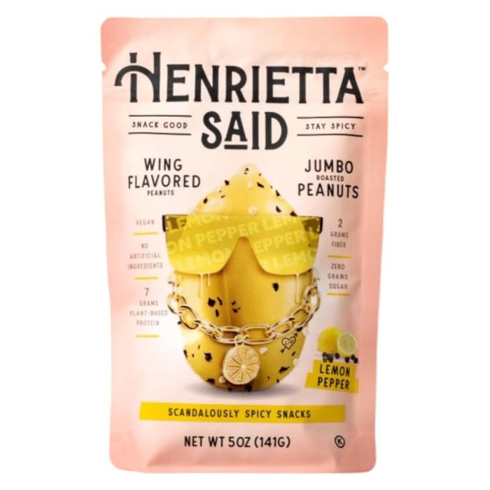 HENRIETTA SAID: Wing Flavored Peanuts Lemon Pepper, 5 oz