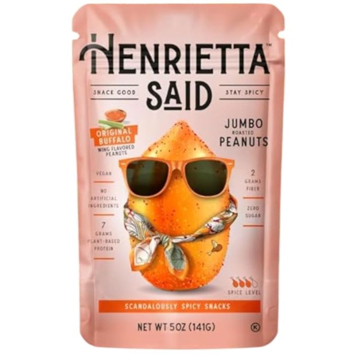 HENRIETTA SAID: Wing Flavored Peanuts Original Buffalo, 5 oz