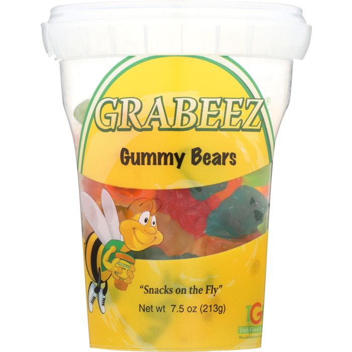GRABEEZ SNACK CUPS: Snack Cup Gummi Bears, 7.5 oz