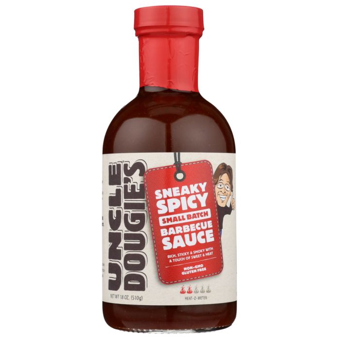 UNCLE DOUGIE: Sneaky Spicy Barbecue Sauce, 18 oz