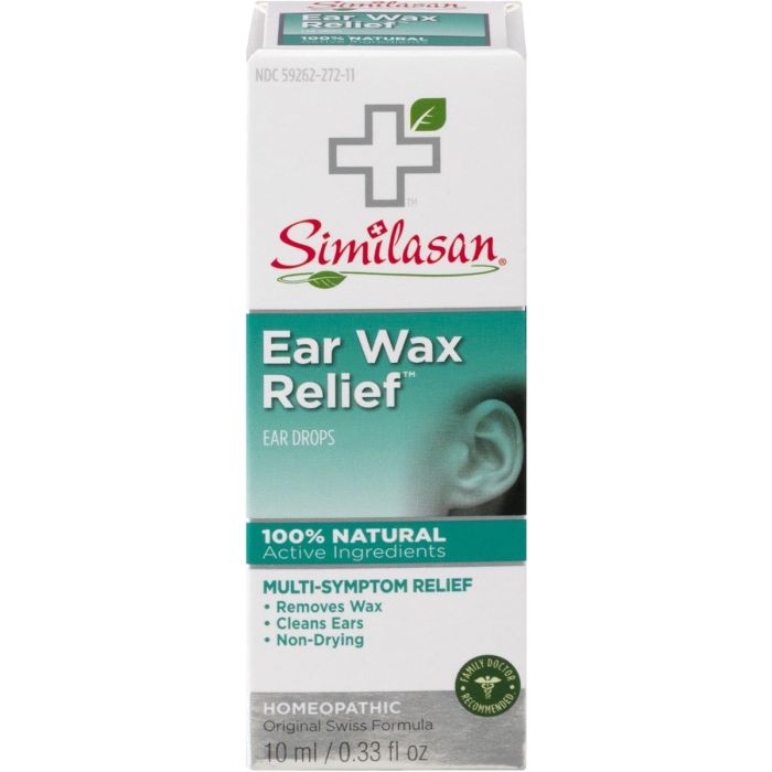 SIMILASAN: Ear Wax Relief Ear Drops, .33 oz