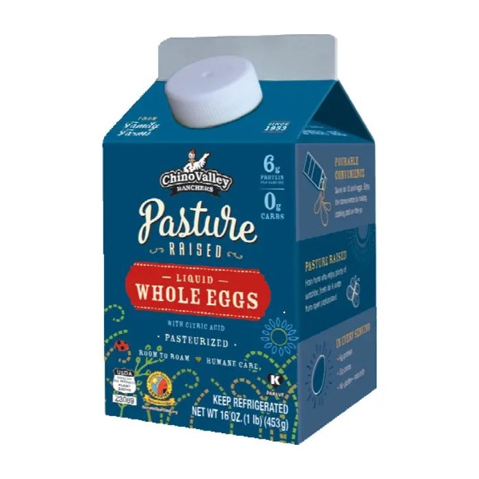 CHINO VALLEY: Pasture Raised Liquid Whole Eggs, 16 fo