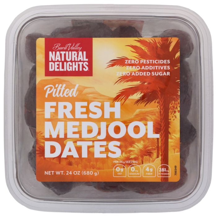 BARD VALLEY: Pitted Fresh Medjool Dates, 24 oz