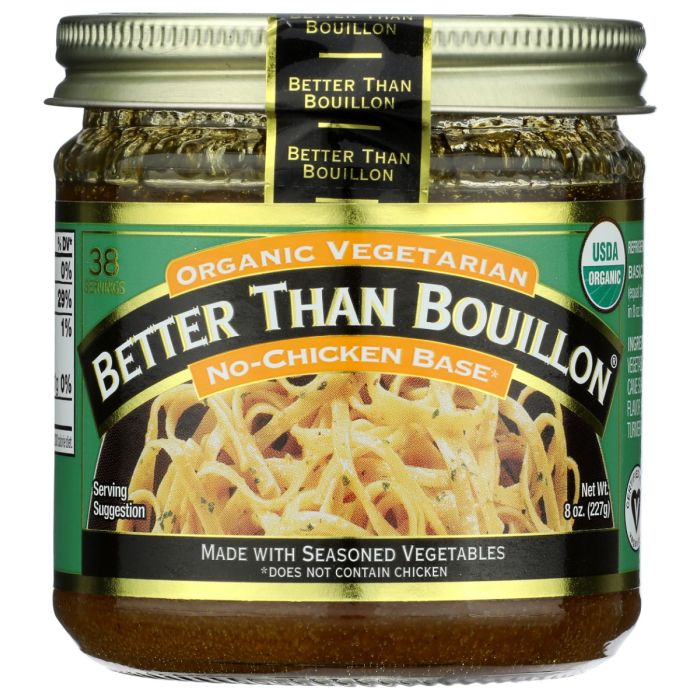 BETTER THAN BOUILLON: Vegetarian No Chicken Base, 8 oz