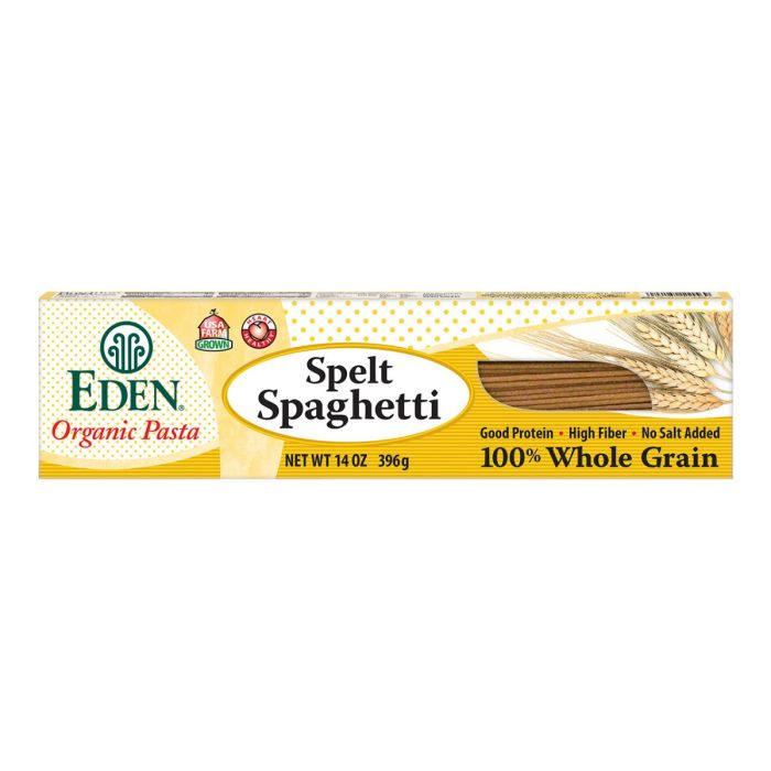 EDEN FOODS: Spelt Spaghetti Organic, 14 oz