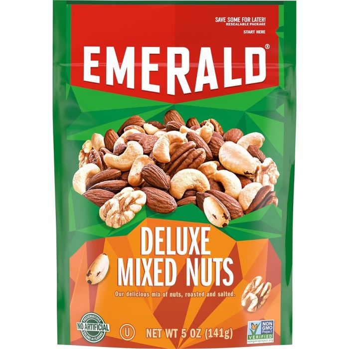 EMERALD: Salted Deluxed Mixed Nuts, 5 oz