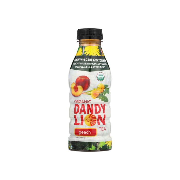 DANDY LION TEA: Tea Rtd Dandelion Peach, 16 fo