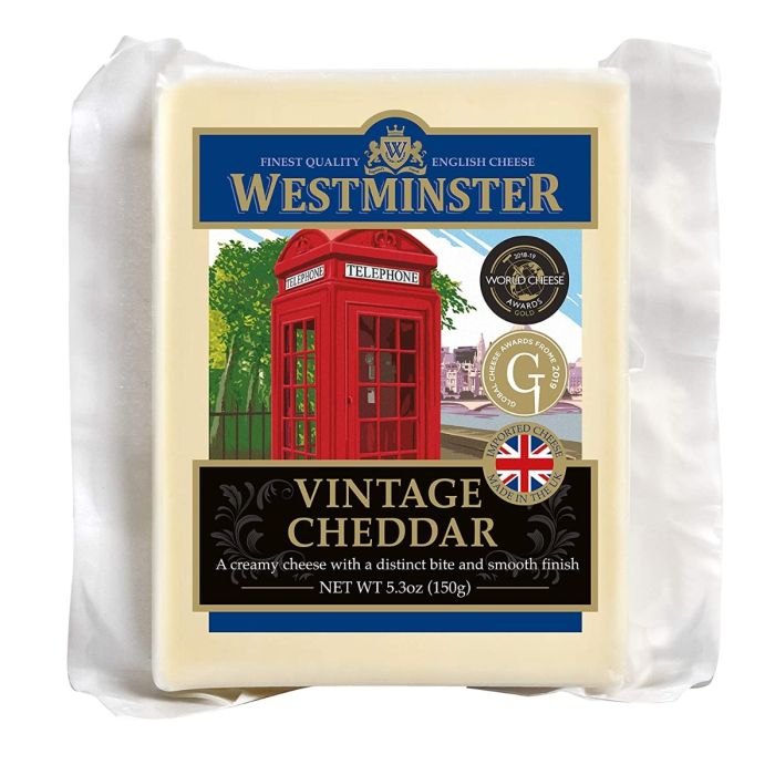 WESTMINSTER: Cheddar Vintage, 5.3 oz