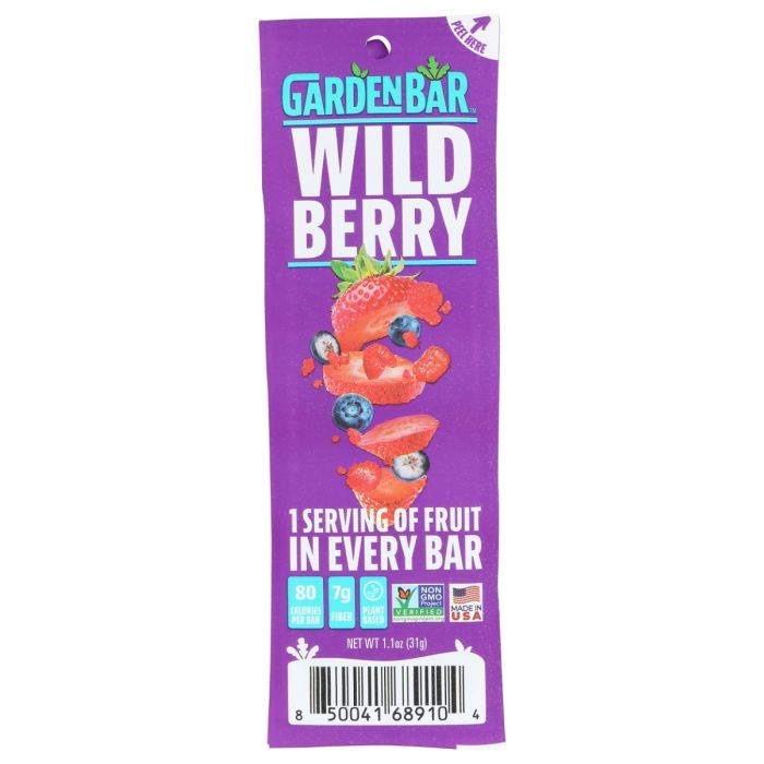 GARDEN BAR: Bar Fruit Berry Wld Snck, 1.1 oz