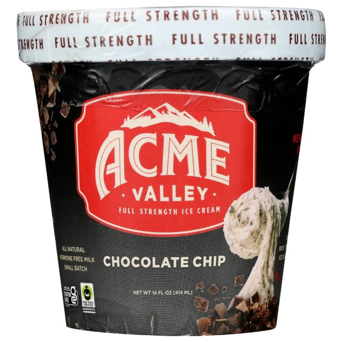 ACME VALLEY: Ice Cream Chocolate Chip, 14 cu