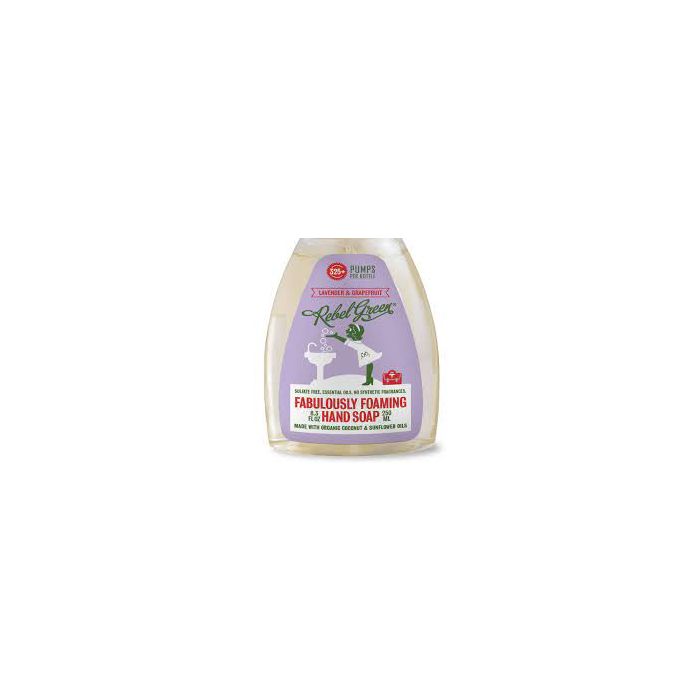 REBEL GREEN: Soap Hand Foam Lavender, 8.3 FO