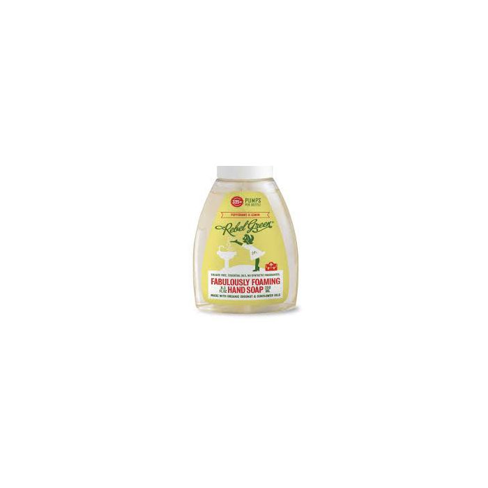 REBEL GREEN: Soap Hand Foam Lemon, 8.3 FO
