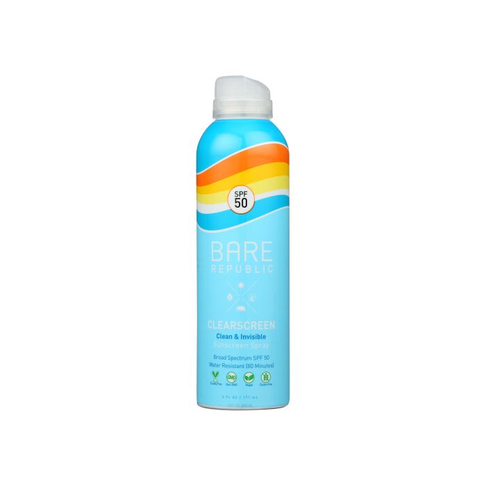 BARE REPUBLIC: Sunscreen Spray Spf 50, 6 OZ