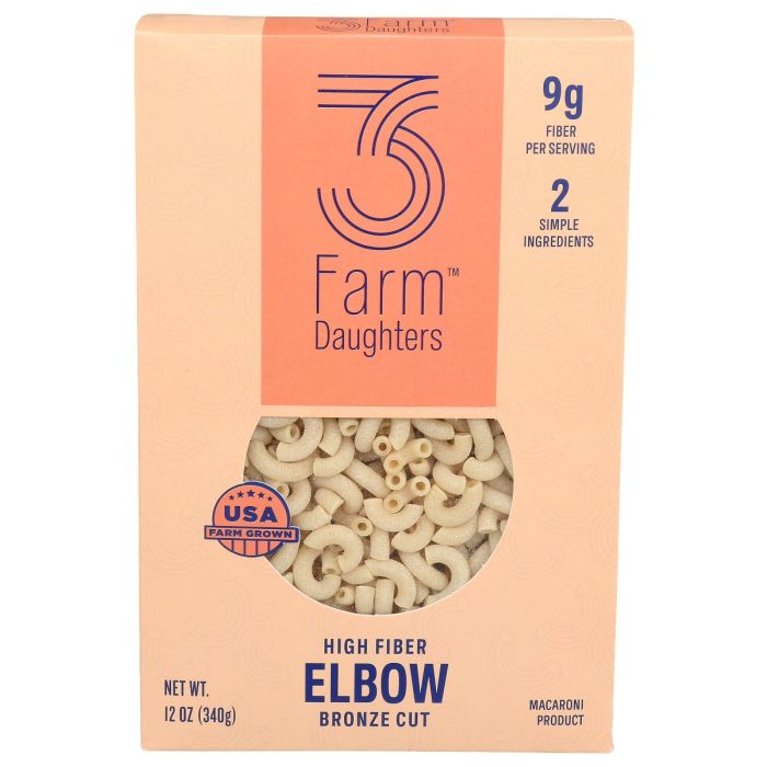 THREE FARM DAUGHTERS: Pasta Elbows, 12 oz