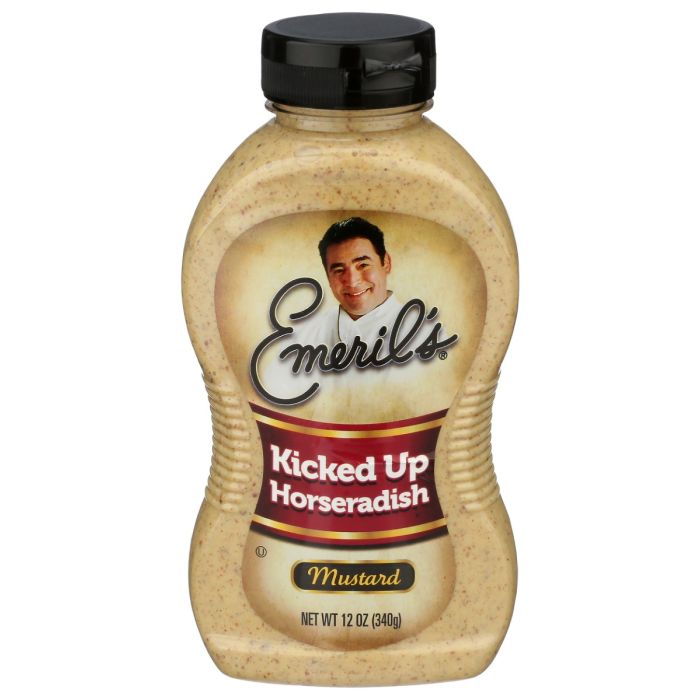 EMERILS: Kicked Up Horseradish Mustard, 12 oz