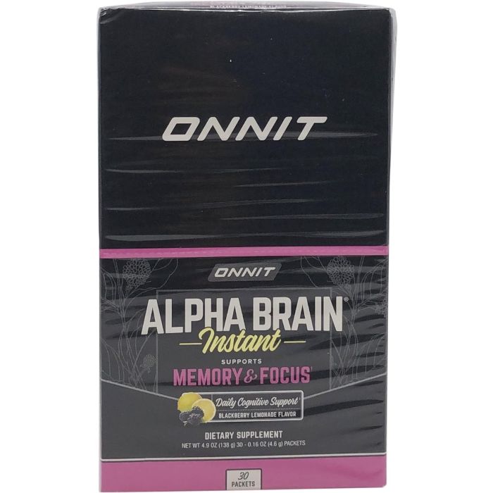 ONNIT: Alpha Brain Blackberry Lemonade 30P, 0.16 OZ