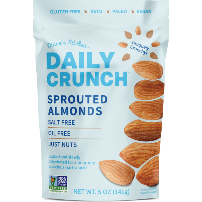 DAILY CRUNCH: Almonds Sprouted, 5 oz