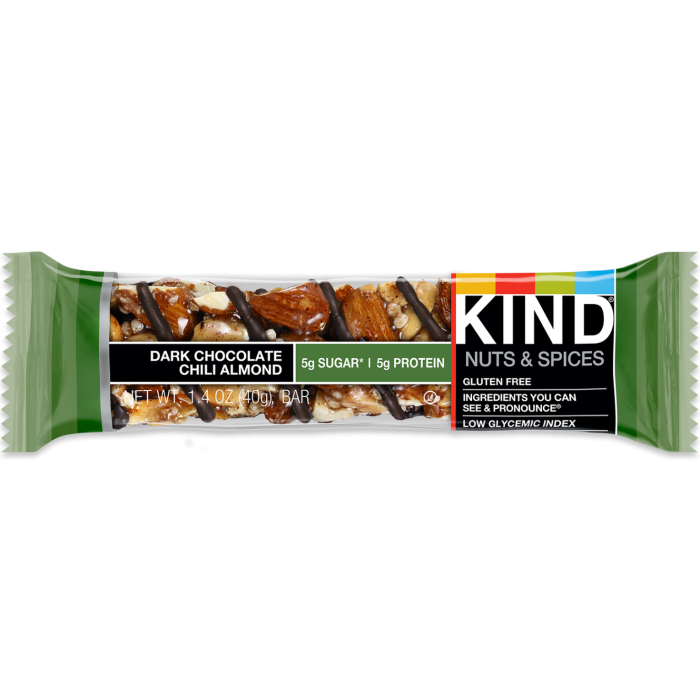 KIND: Dark Chocolate Chili Almond Bar, 1.4 oz