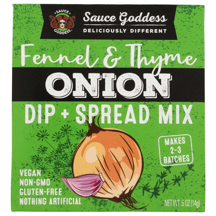 SAUCE GODDESS: Mix Dip Onion Spread, .5 oz
