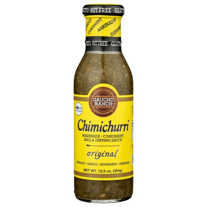 GAUCHO RANCH: Original Chimichurri Sauce, 12.5 oz