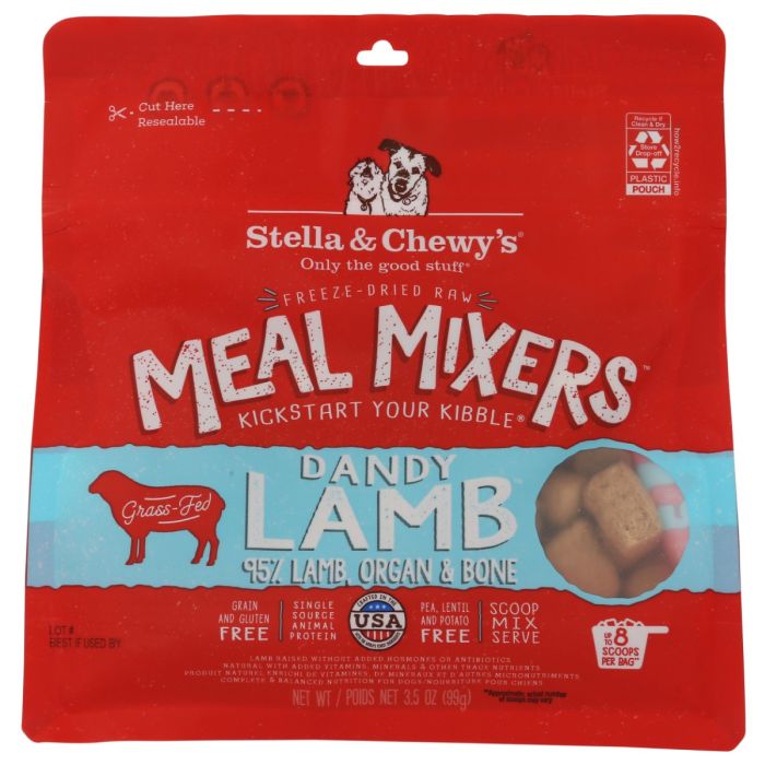 STELLA AND CHEWYS: Dandy Lamb Meal Mixers for Dogs, 3.5 oz