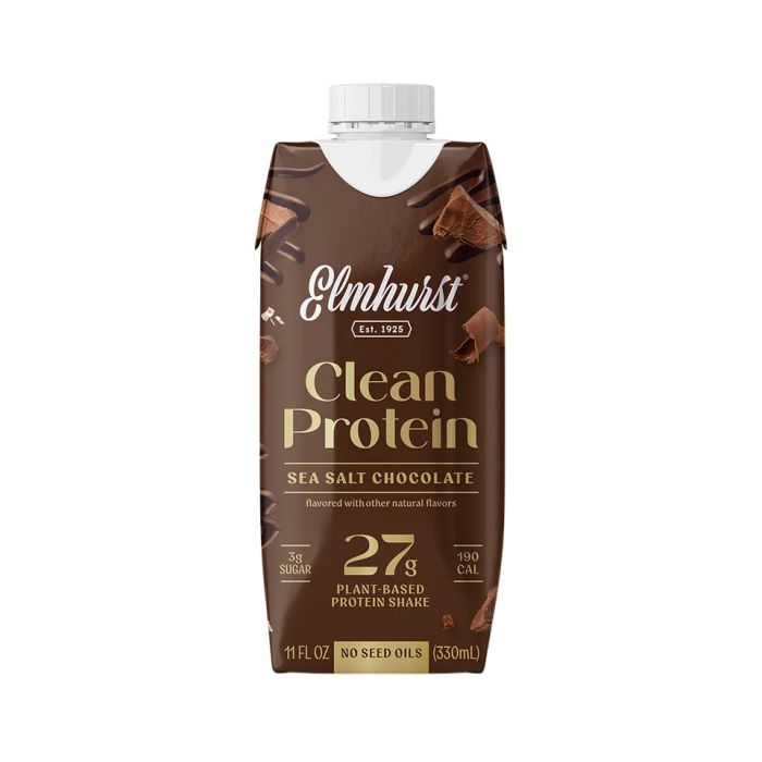 ELMHURST: Clean Protein Sea Salt Chocolate Shake, 11 fo