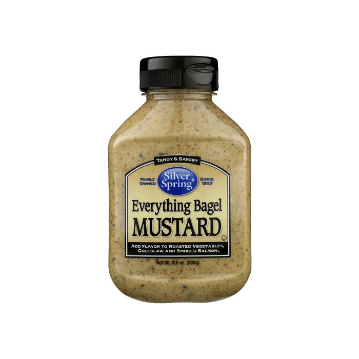 SILVER SPRINGS: Mustard Everything Bagel, 9.5 OZ
