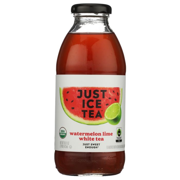 JUST ICE TEA: Watermelon Lime White Tea, 16 fo