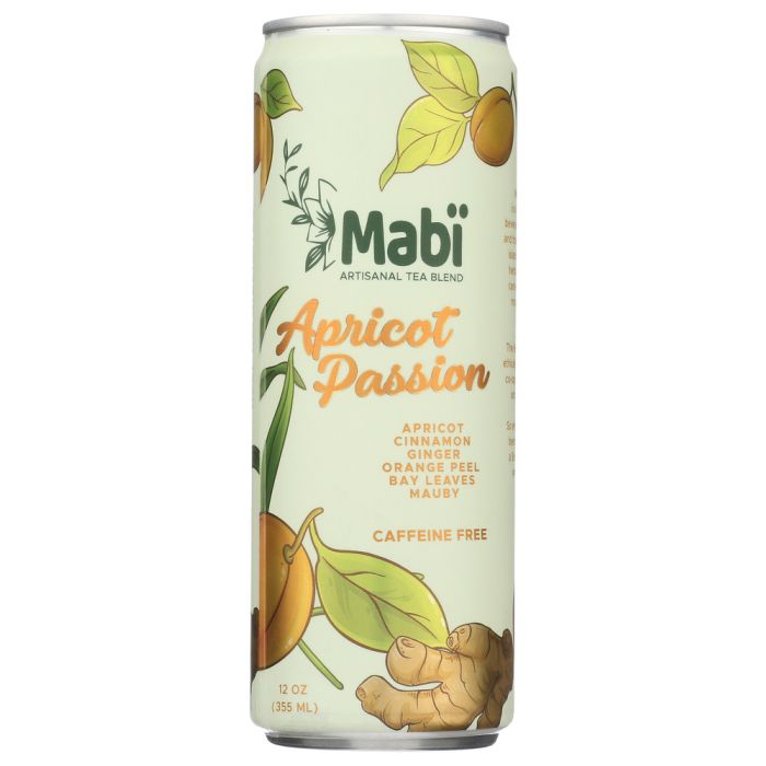 MABI ARTISANAL TEA: Apricot Passion Cold Brewed Spice Tea, 12 fo