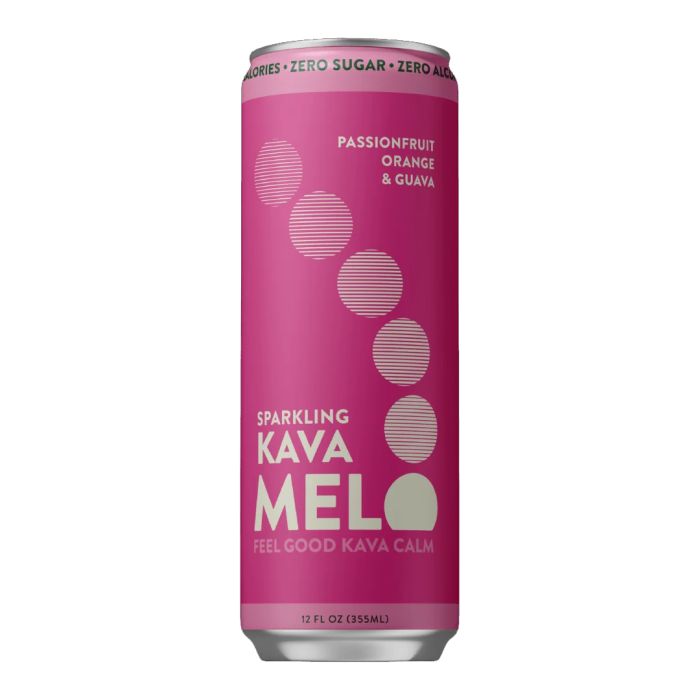 MELO: Sparkling Kava Passionfruit Orange Guava, 12 fo
