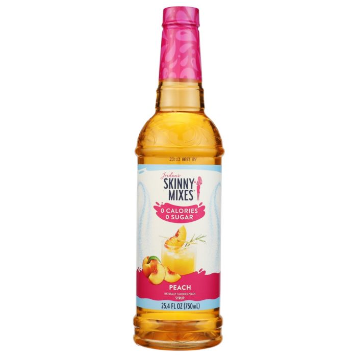 SKINNY MIXES: Sugar Free Peach Syrup, 25.4 fo