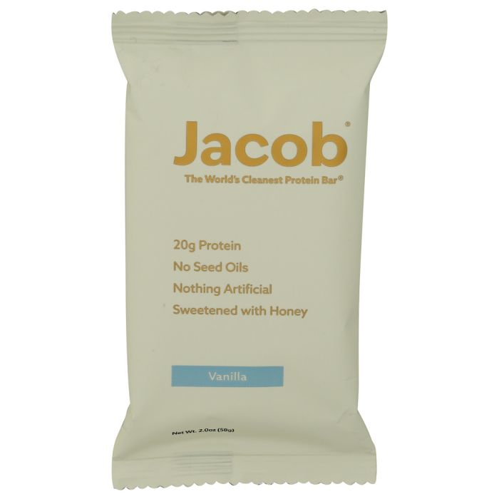 JACOB: Vanilla Protein Bar, 2 oz