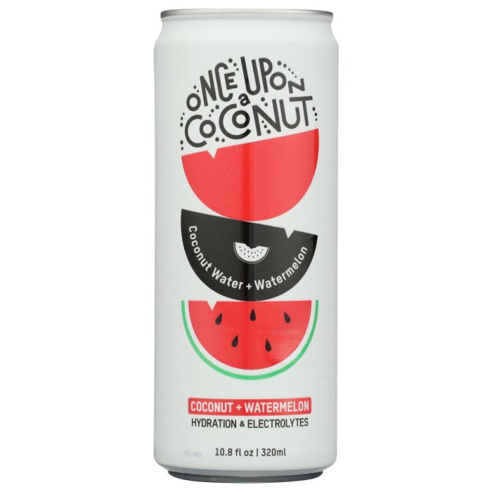 ONCE UPON A COCONUT: Premium Coconut Water Plus Watermelon, 10.8 fo