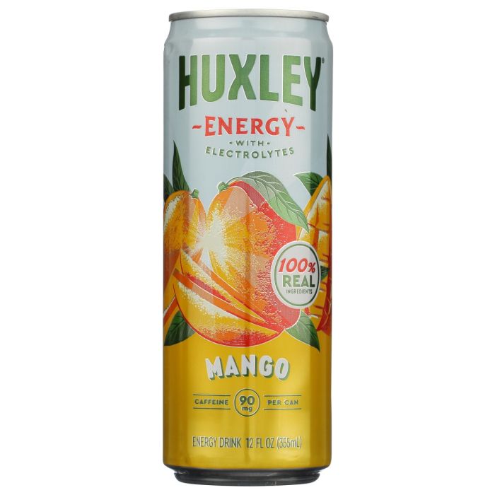 HUXLEY: Mango Energy Drink, 12 fo