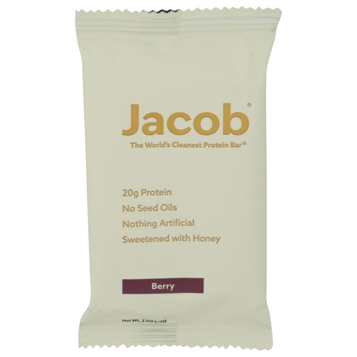 JACOB: Berry Protein Bar, 2.1 oz