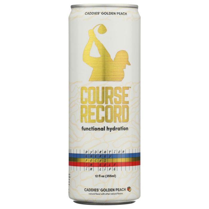 COURSE RECORD: Golden Peach Functional Hydration Drink, 12 fo