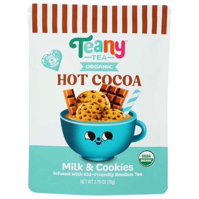 TEANY TEA: Organic Hot Cocoa Milk and Cookies, 2.75 oz