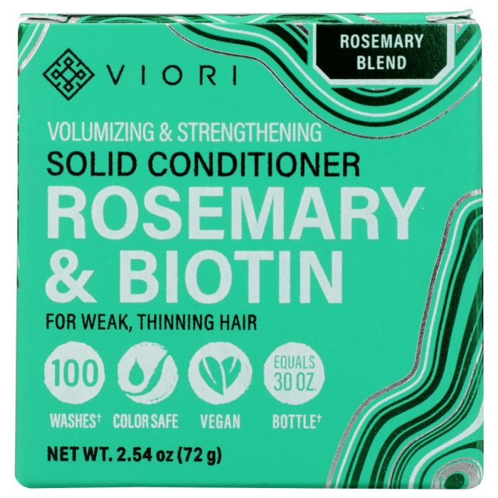VIORI: Rosemary Biotin Conditioning Bar, 2.54 oz
