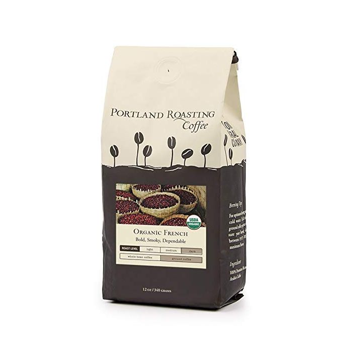 PORTLAND ROASTING: Organic Ground Coffee French Roast, 12 oz